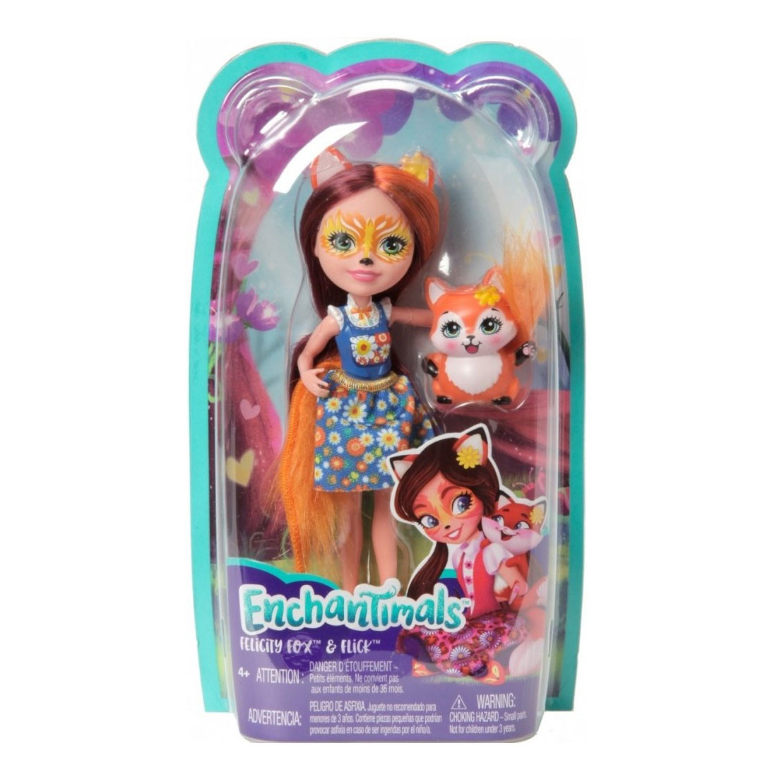 Enchantimals FELICITY FOX Doll FLICK Animal Friend The Toy Barn