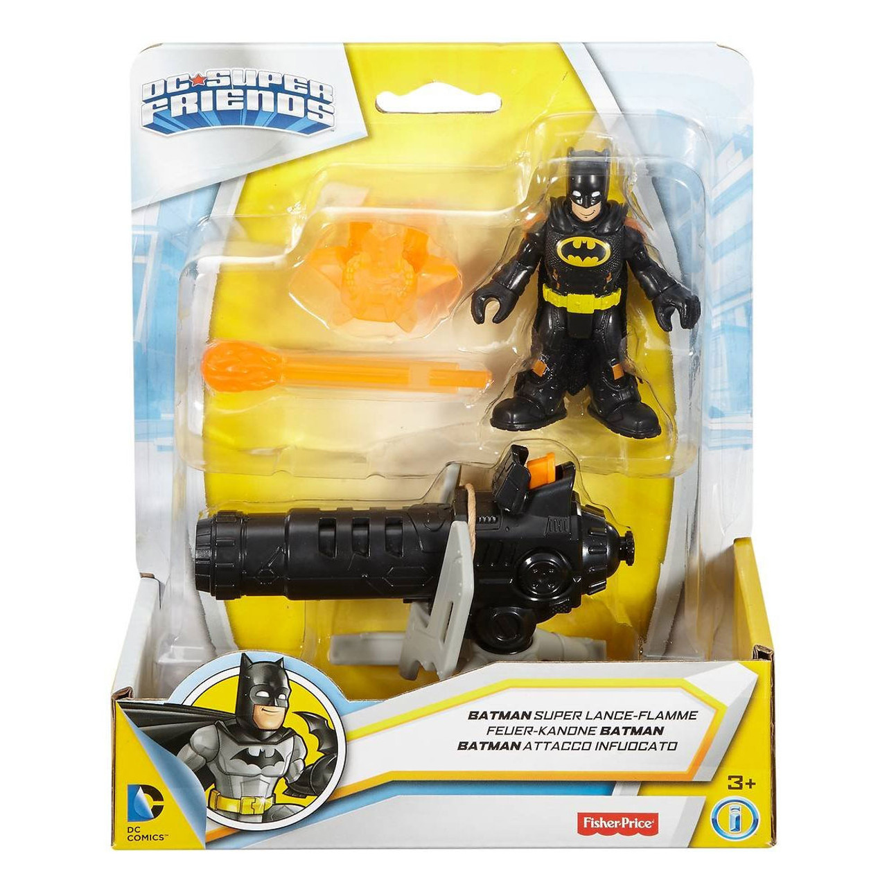 Imaginext DC Super Friends HEAT BLAST BATMAN Action Figure -  Bubble-n-Squeak Toys