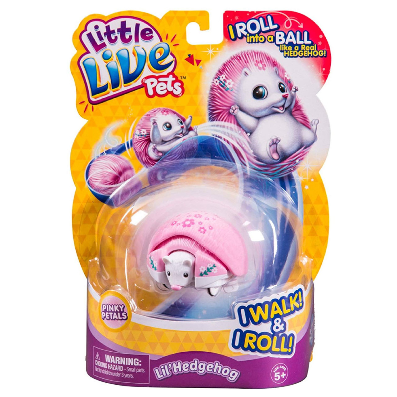 Little Live Pets PINKY PETALS Lil' Hedgehog The Toy Barn