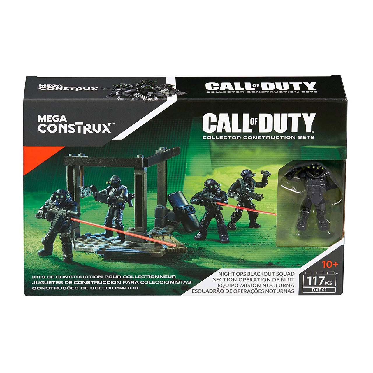 Mega Construx Call of Duty NIGHT OPS BLACKOUT SQUAD Collector ...