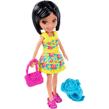 Polly Pocket Floral Fashion CRISSY 9.5 cm Doll and Accessory