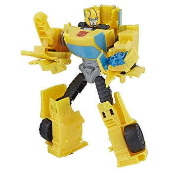 Heroic Autobot Bumblebee - Warrior Class Bumblebee figure inspired by the Cyberverse animated series.