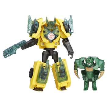 Transformers Robots in Disguise BUMBLEBEE vs. Mini-con MAJOR MAYHEM Battle Pack
