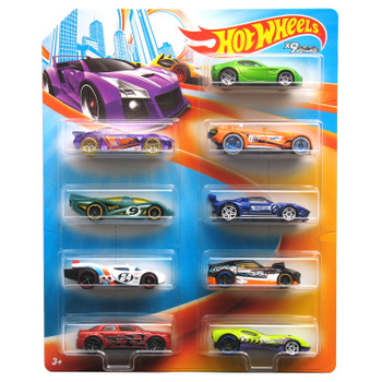 Hot Wheels 1:64 Scale Diecast Vehicle 9-Pack