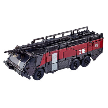 Transformers Studio Series #61 Voyager Class Dark of the Moon SENTINEL PRIME in fire engine vehicle mode. Transformers Studio Series #61 Voyager Class Dark of the Moon SENTINEL PRIME in fire engine vehicle mode.