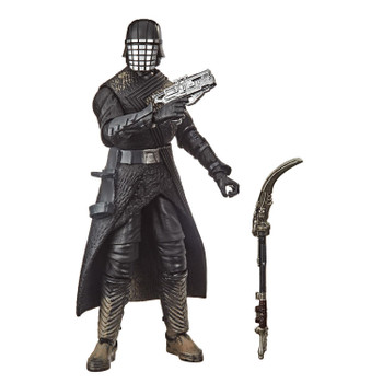 The 6-inch scale Black Series Knight of Ren action figure is detailed to look like the character from Star Wars: The Rise of Skywalker, featuring premium detail and multiple points of articulation.