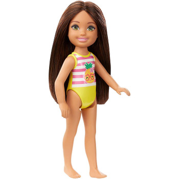 Make a storytelling splash with summer-ready Chelsea dolls featuring sweet, beach-themed looks in a variety of colors and styles that make collecting fun.