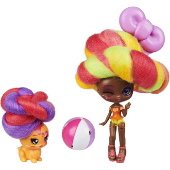 This 2-Pack of beachy besties includes one 3-inch tropical-themed Margo Punch Candylocks Doll and her adorable pet BFF Bridget Bunny!