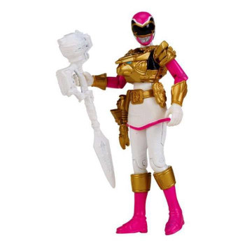 Emma the Pink Ranger in her Ultra Ranger mode! Fully poseable 10 cm (4 inch) action figure. Includes 2 weapons and Power Card.