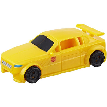 Transformers Authentics Bumblebee changes from robot mode to sports car mode and back in just 3 easy steps.