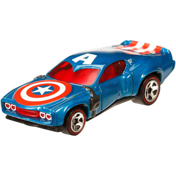 This 1:64 scale die-cast vehicle is inspired by the First Avenger, Captain America.
