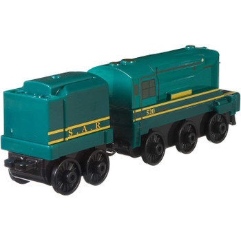 Plastic connectors attach your engine to other Push Along and Motorized TrackMaster™ engines, vehicles, cargo cars or tenders (sold separately and subject to availability).