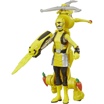 Morph into action: The Morphin Jax Beast Bot figure changes from a bot to a propeller jetpack accessory that can be worn by the Yellow Ranger figure!