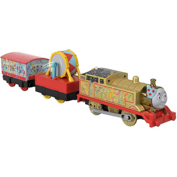 Celebrate any special occasion with this golden Thomas & Friends™ motorised train engine.