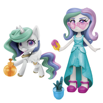3.75-inch Mini Doll Size: Includes Princess Celestia doll with removable outfit. In a fresh and fun 3.75-inch size, this mini doll is ready for big fashion adventures! Poseable doll has 5 points of articulation.