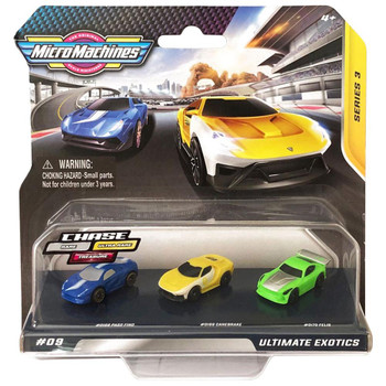 Micro Machines Starter Pack 3 Coches Series 2, 3 Y 6