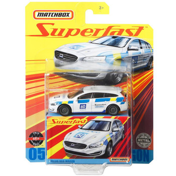 Matchbox Superfast VOLVO V60 WAGON 1:64 Scale Die-cast Vehicle in packaging.