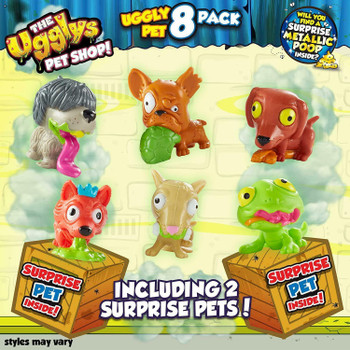 These collectable Uggly figurines are small in size but big on gross! With tonnes of disgusting pets to collect with all types of grotty finishes and rarities such as Rare, Special Edition, Ultra Rare and Limited Edition, you're bound to find the perfect pal for you!