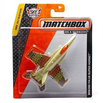 Matchbox Sky Busters BOEING F/A-18 SUPER HORNET Die-cast Aircraft in packaging.