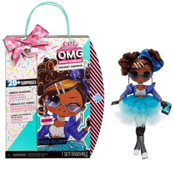 L.O.L. Surprise! - O.M.G. Present Surprise MISS GLAM Fashion Doll.