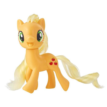 3-inch Applejack pony figure has beautiful yellow hair, character-inspired look, and signature cutie mark.