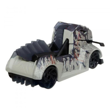 Designed in 1:64-scale with features and deco inspired by the movie Jurassic World Dominion.