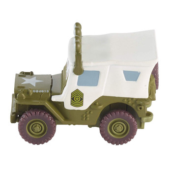 Disney Pixar Cars Christmas Holiday: SARGE with Roof Lights 1:55 Scale Die-Cast Vehicle