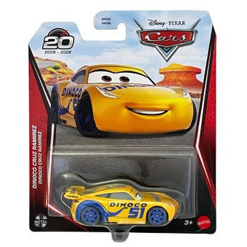 Disney Pixar Cars: DINOCO CRUZ RAMIREZ 1:55 Scale Die-Cast Vehicle in packaging
