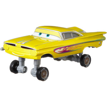 Ramone is captured with his hydraulics extended, holding a paint sprayer, as seen in Disney Pixar Cars.