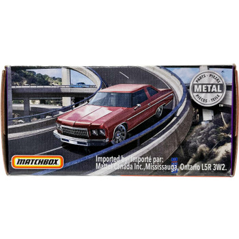 Approximately 1:64-scale with realistic details, authentic decos, and real rolling wheels.