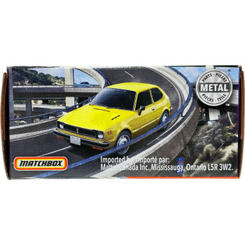 Approximately 1:64-scale with realistic details, authentic decos, and real rolling wheels.