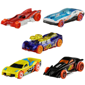 Hot Wheels TRACK BUILDER UNLIMITED 1:64 Scale Die-cast Vehicle 5-Pack