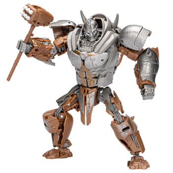 Transformers Studio Series 103 Rhinox action figure for boys and girls is highly articulated for posability and features movie-inspired deco and details. Transformers figure comes with a hammer accessory that attaches to the Rhinox figure in both modes.
