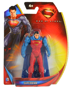 Superman: Man of Steel - SUPERMAN (Armour Suit) 10cm Action Figure in packaging.