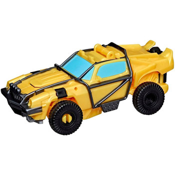2 Modes: This yellow Transformers Bumblebee action figure converts from robot to off-road Camaro mode in 9 steps.
