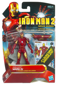 Iron Man 2: Movie Series IRON MAN MARK IV 4-inch (10 cm) Action Figure in packaging.