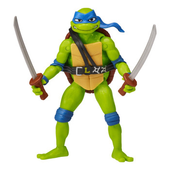 Leonardo figure is 4.5-inches tall and designed to match his movie character.