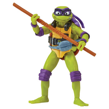 Donatello figure is 4.5-inches tall and designed to match his movie character.