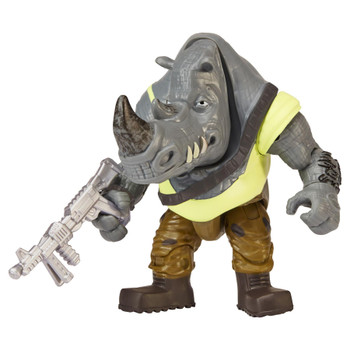 Authentic: Rocksteady stands 4-inches tall and is highly detailed with individual sculpting and decoration to match his movie character.