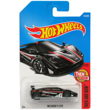 Hot Wheels McLAREN F1 GTR 1:64 Scale Die-cast Vehicle in packaging.