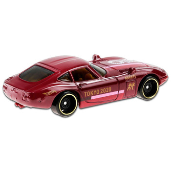 This Hot Wheels Toyota 2000 GT is 8/10 in the Olympic Games Tokyo 2020 collection.