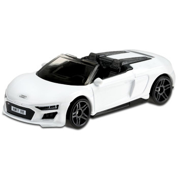 Hot Wheels 2019 AUDI R8 SPYDER (White) 1:64 Scale Die-cast Vehicle.