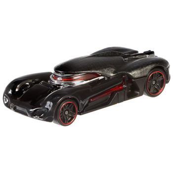 This sleek, ominous race car takes command of the road with the speed and intensity of the dark warrior, Kylo Ren.