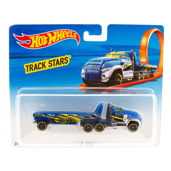 Hot Wheels Track Stars Haulers ROAD RALLY 1:64 Scale Die-Cast Truck in packaging