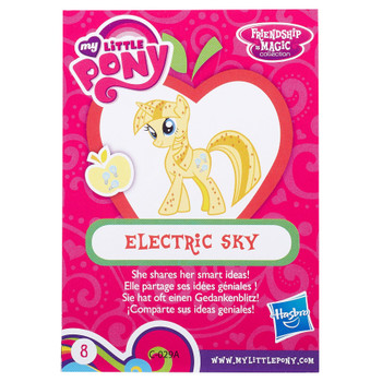 Electic Sky comes with Collector Card