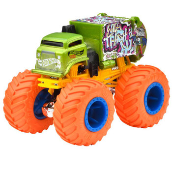 Hot Wheels Monster Trucks WILL TRASH IT ALL (Green) 1:64 Scale Vehicle