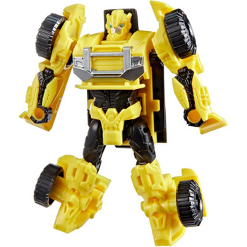 This articulated Transformers action figure changes from robot toy to off-road car toy in 2 simple steps