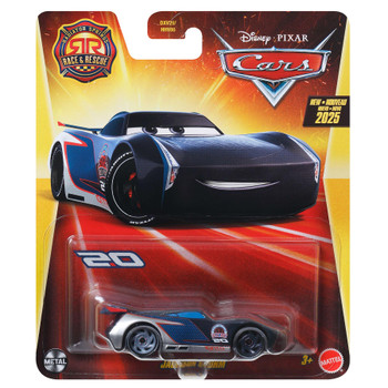 Disney Pixar Cars: JACKSON STORM (Race & Rescue) 1:55 Scale Die-Cast Vehicle in packaging