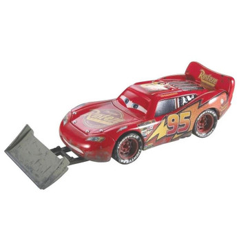Disney Pixar Cars: LIGHTNING McQUEEN WITH SHOVEL 1:55 Scale Die-Cast Vehicle