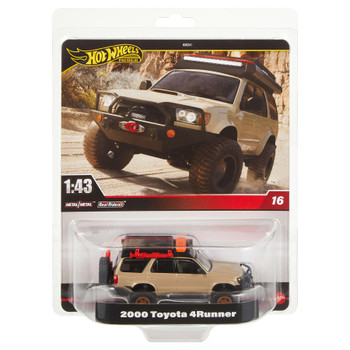Hot Wheels Premium 2000 TOYOTA 4RUNNER - 1:43 Scale Die-cast Vehicle in packaging